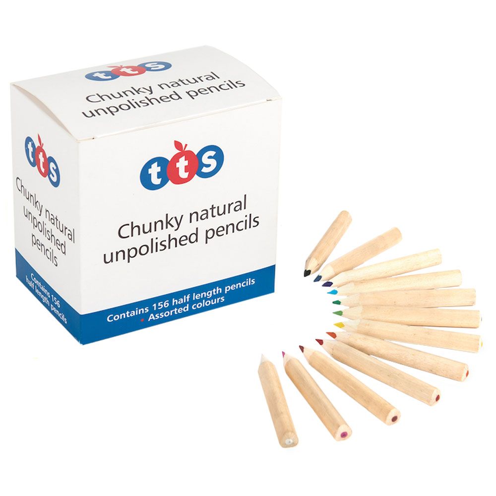 TTS - Half Length Chunky Unpolished Pencils - 156pcs