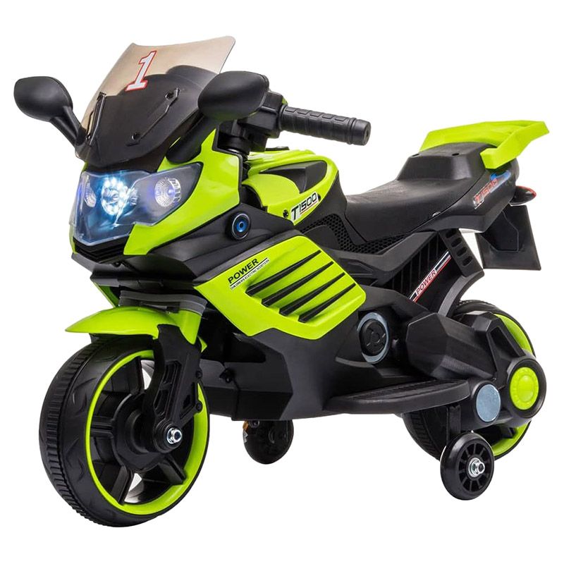 Amsham - Kids Motorcycle - 6V - Green