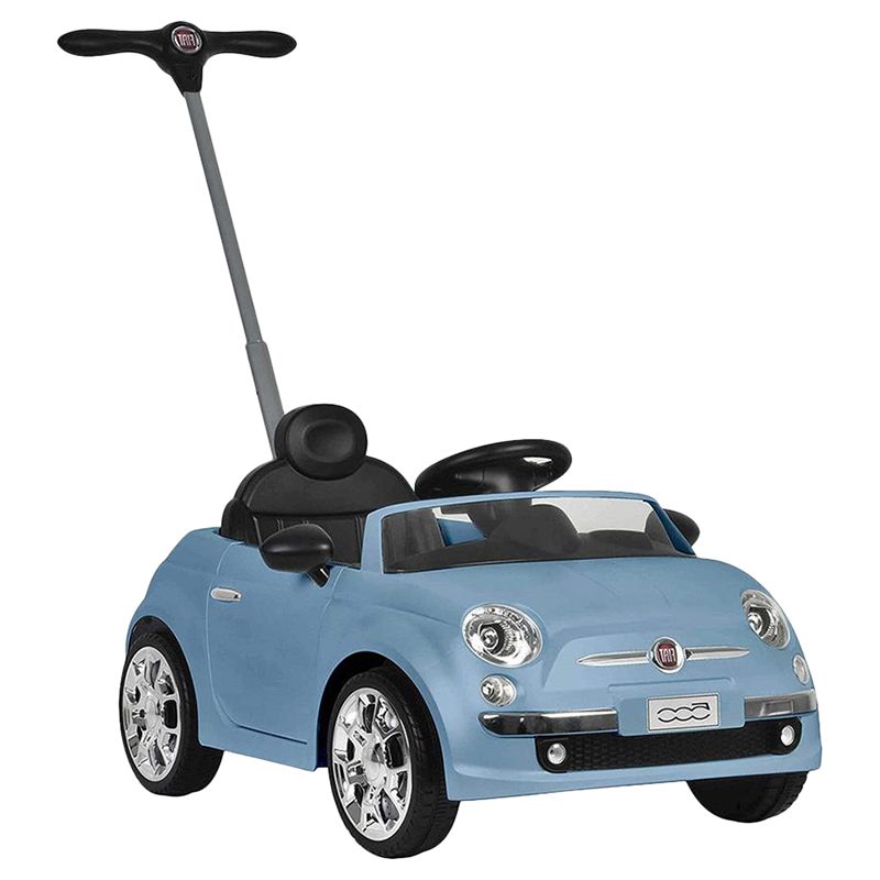 Fiat - 500 Handle Push Car - Blue