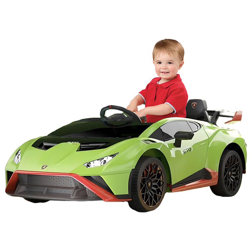 Lamborghini - Hurcan STO Kids Car - 12V - Green