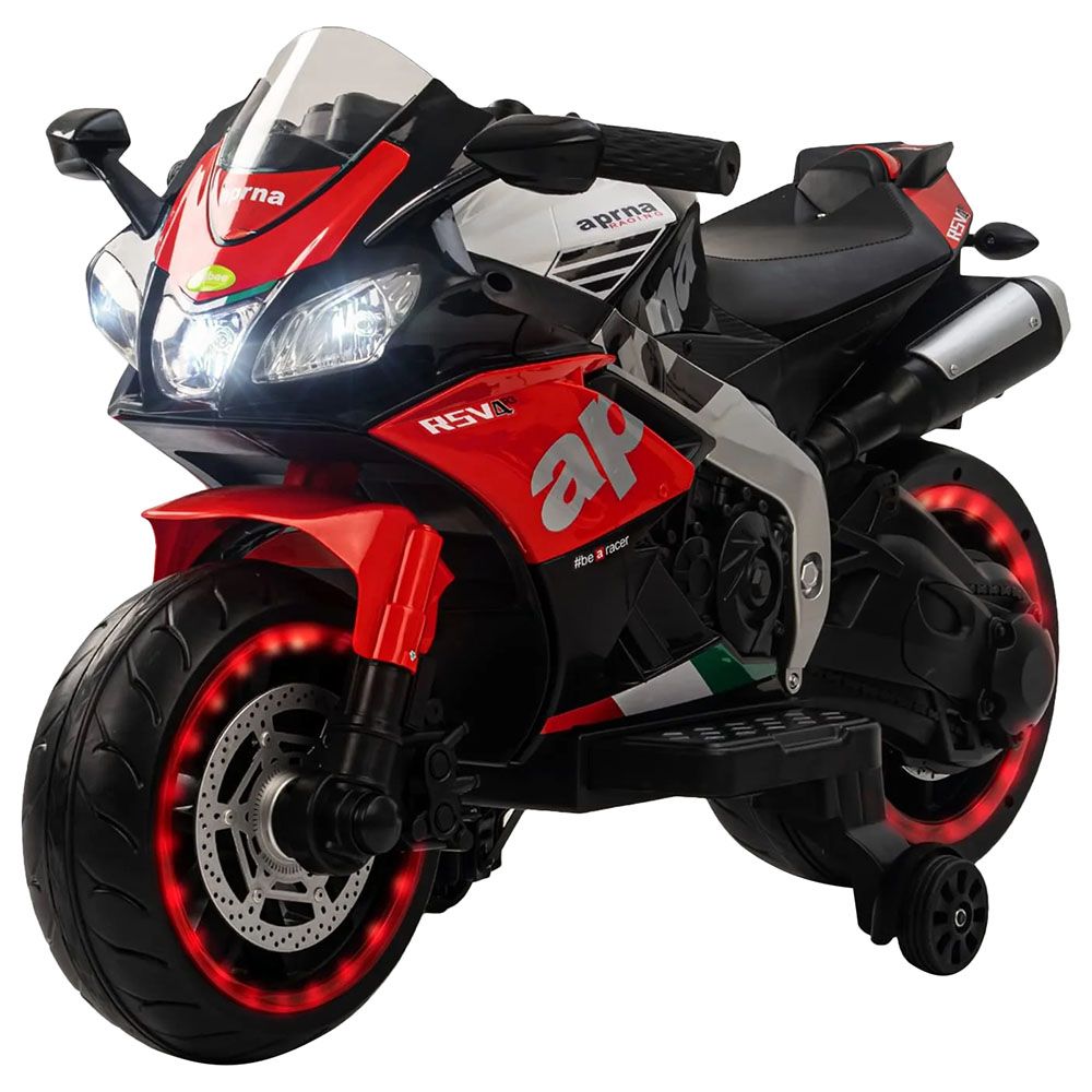 Amsham - Aprna Two Wheel Kids Motorbike - 12V - Red