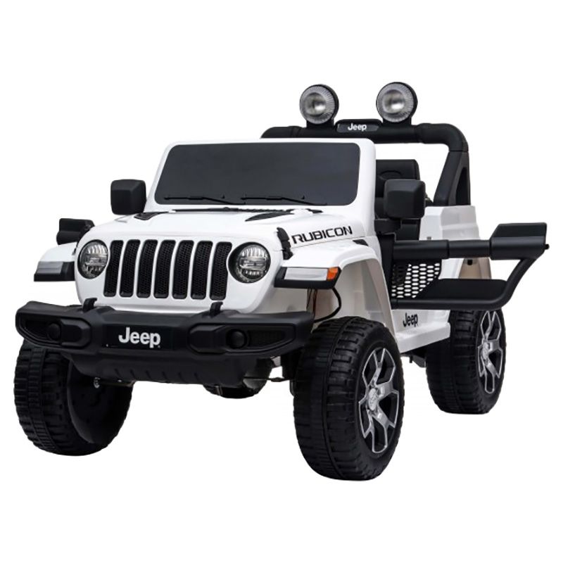 Jeep - Kids Rubicorn 2 Seater Electric Car - 12V - White