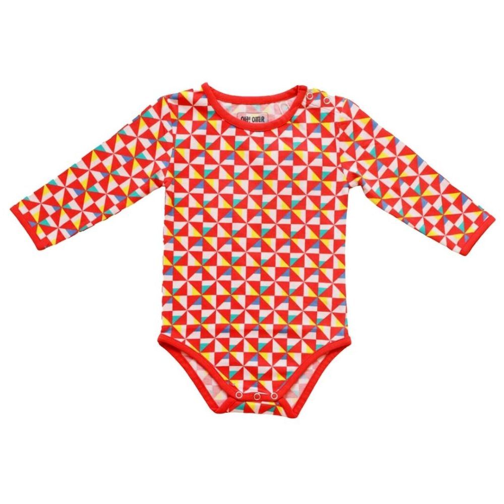 Ola Otter - Full Sleeve Bodysuit - Pinwheel Paradise