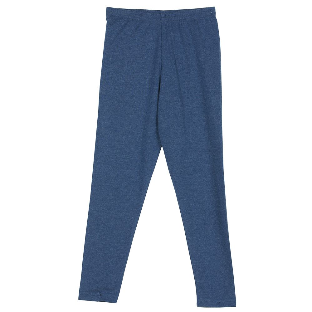 Nexgen Girls - Plain Leggings - Indigo Melange