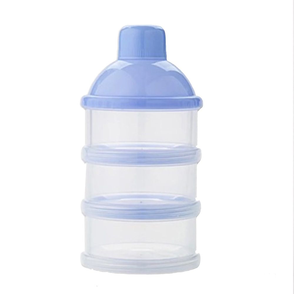 Blue Bird - 3 Tier Milk Powder Container - Blue