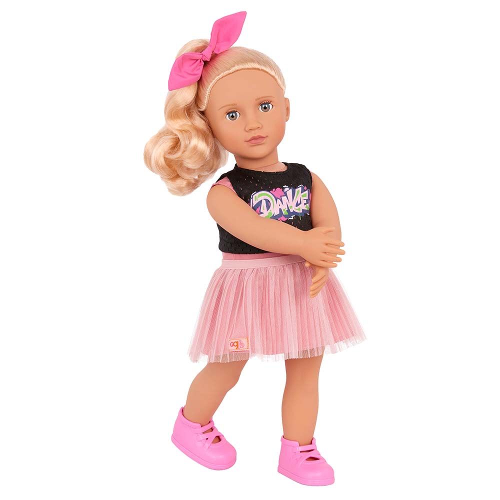 Our Generation - Lourdes Doll With Hip Hop And Ballerina Outfit - 18 Inch