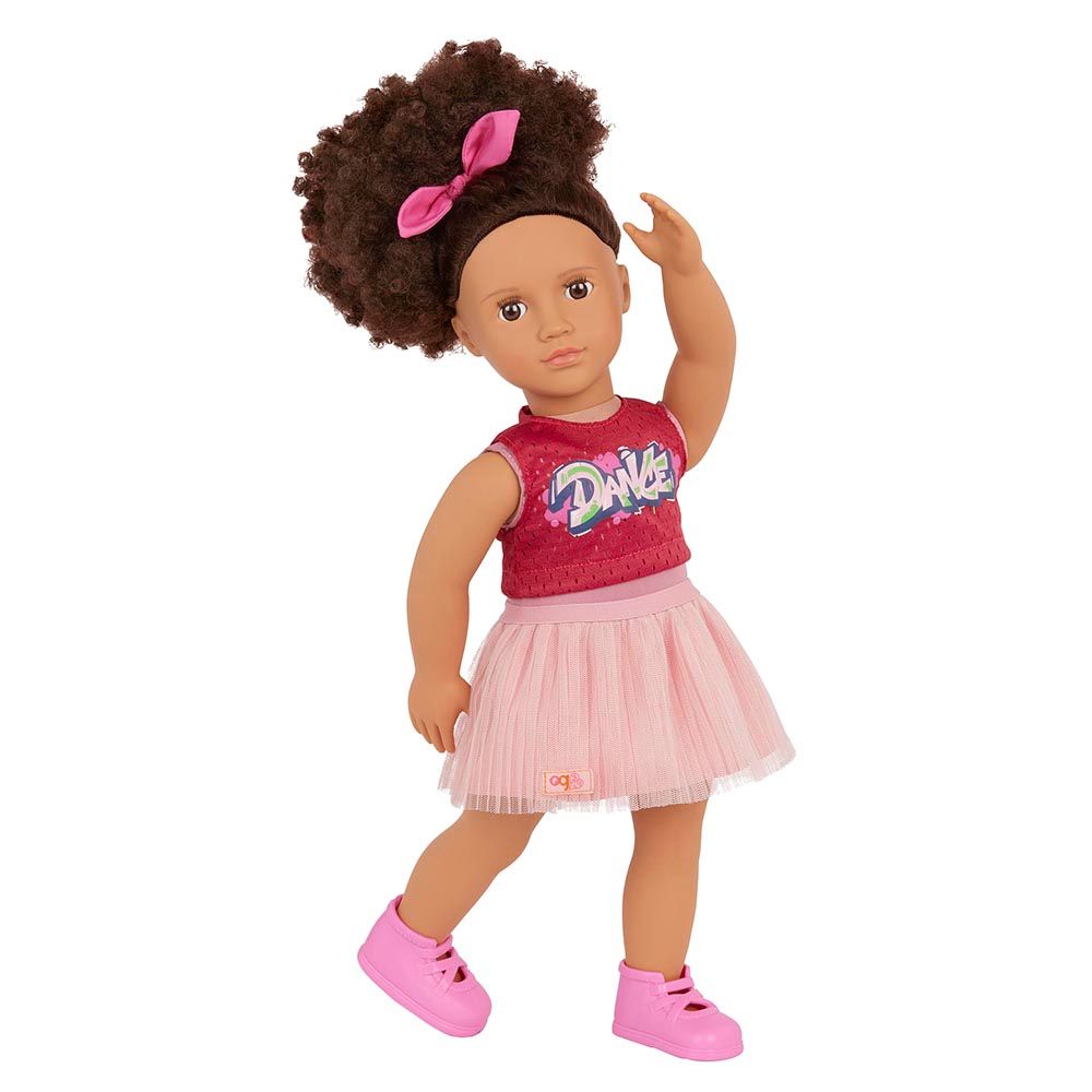 Our Generation - Catalina Doll With Hip Hop And Ballerina Outfit - 18 Inch