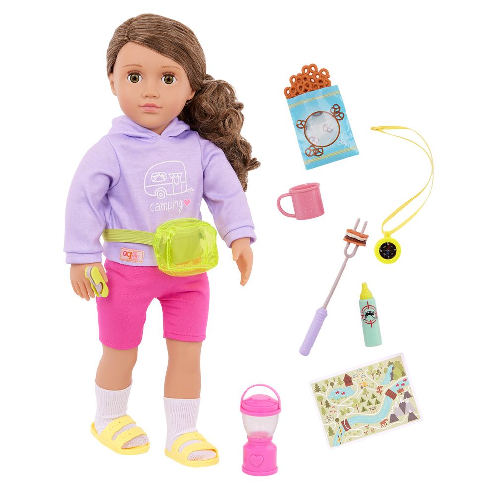 Our Generation - Vivian Camping Doll Playset - 18 Inch