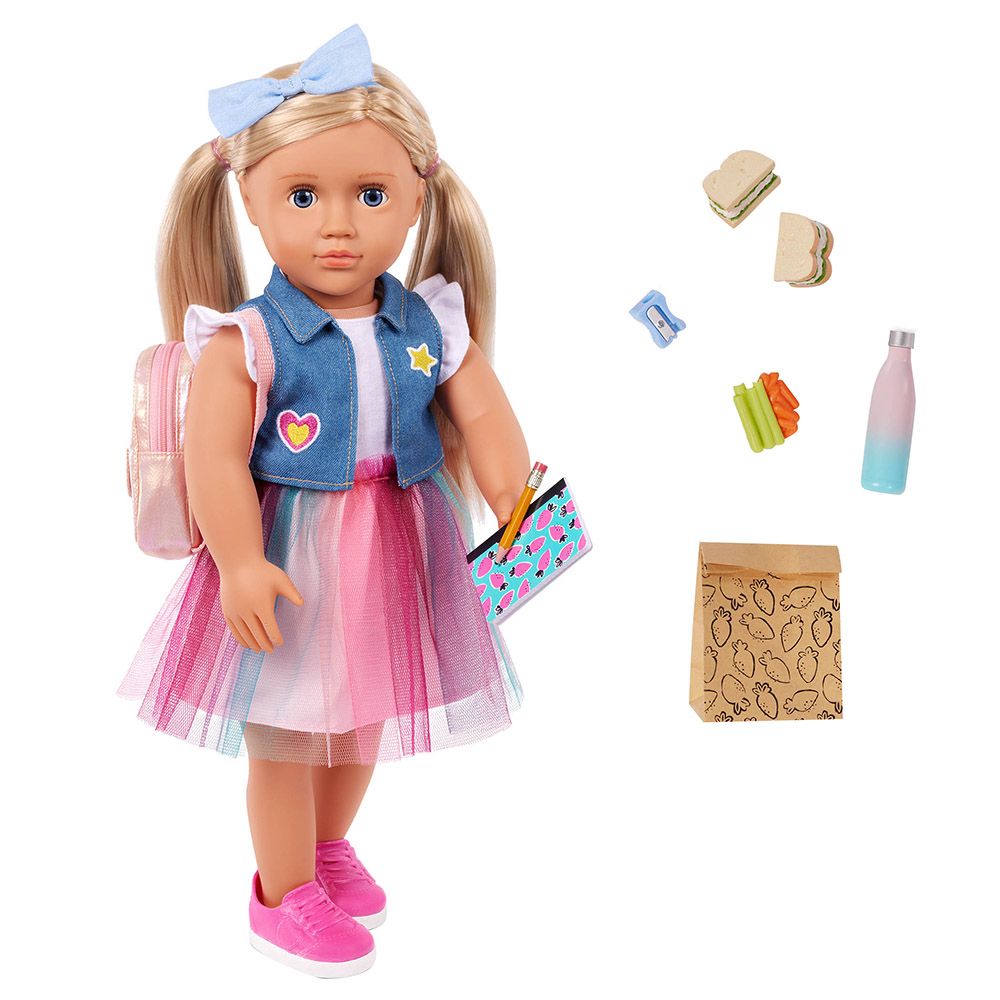 Our Generation - Evie First Day of School Doll Playset - 18 Inch