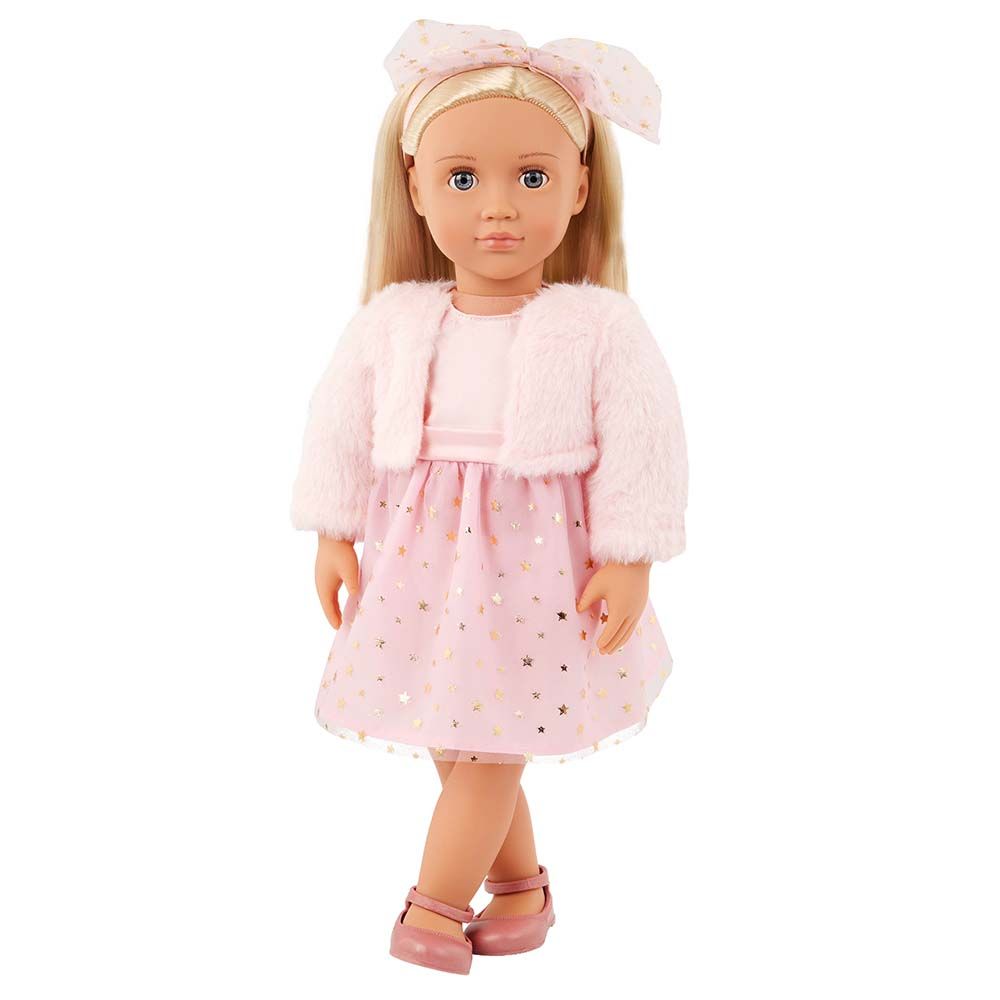 Our Generation - Miranda Doll With Pink Holiday Dress - 18 Inch