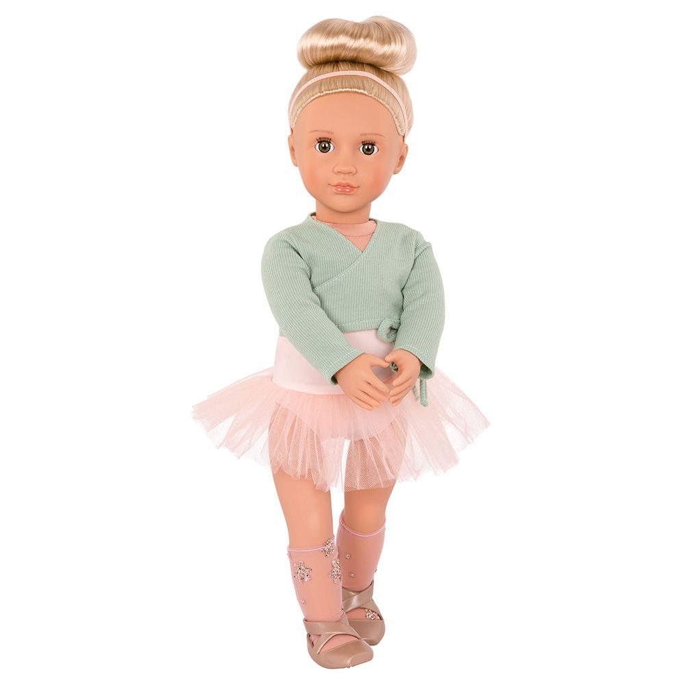 Our Generation - Viola Ballet Doll With Green Shrug - 18 Inch