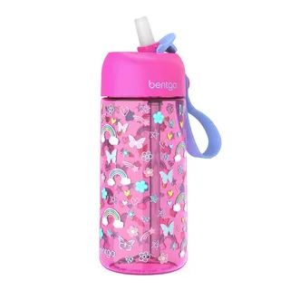 Bentgo - Kinds Water Bottle - Rainbow/Butterflies - 450 ml