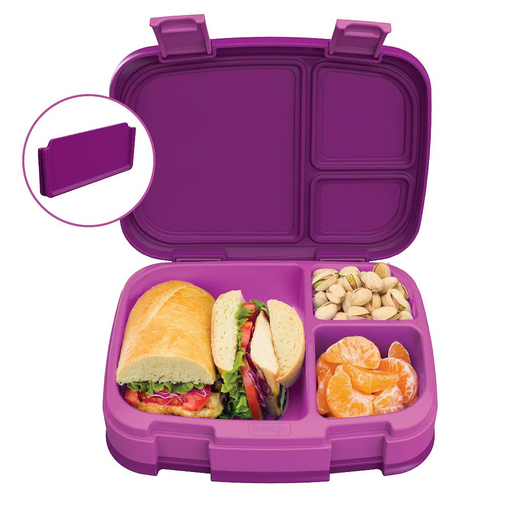 Bentgo - Fresh 3 Compartment Lunchbox - Purple