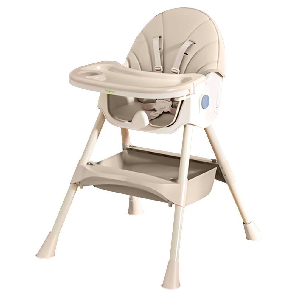 Baybee - 3-In-1 Iris Convertible Baby High Chair - Beige