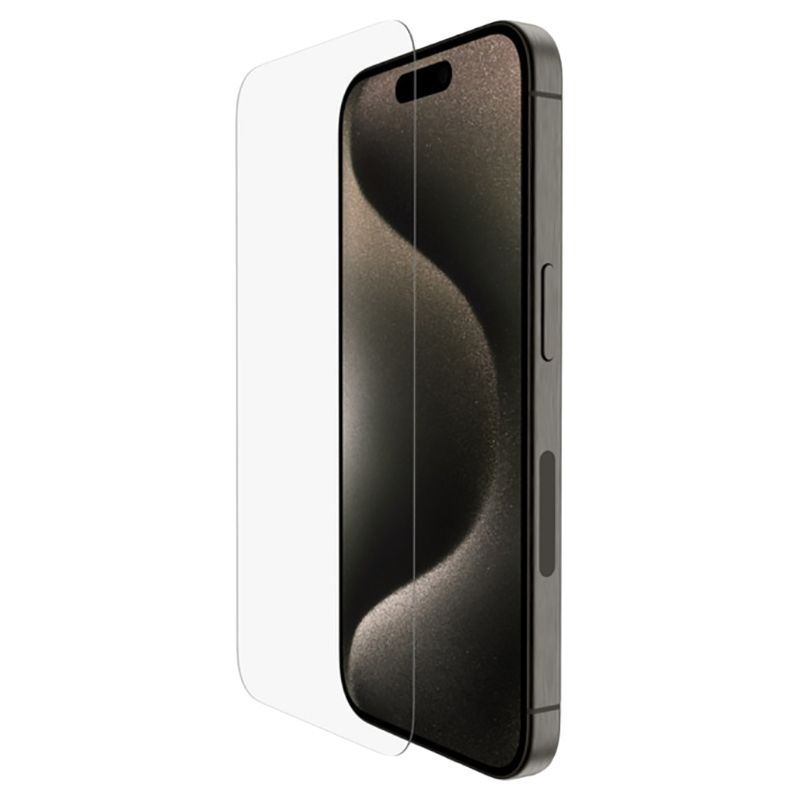 Belkin - Ultraglass Antimicrobial Screen Protector For Iphone 15 Pro Max - Clear