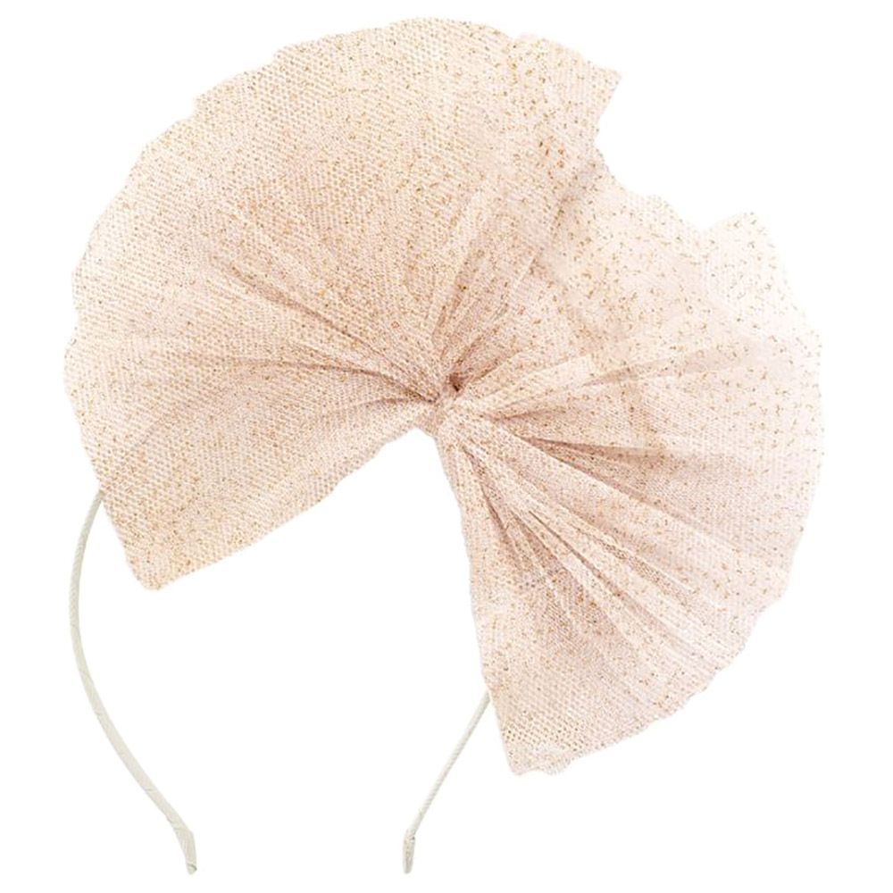 Billy Loves Audrey - Alice Lady Penelope Headband - Sparkling Gold