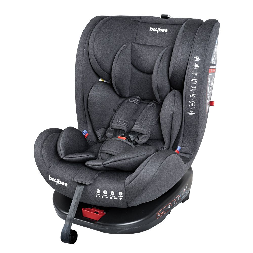 Baybee - Convertible Car Seat For Baby - Black