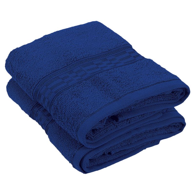 BYFT - Home Ultra Premium Hand Towel - Blue - 50 x 90cm - Pack of 2