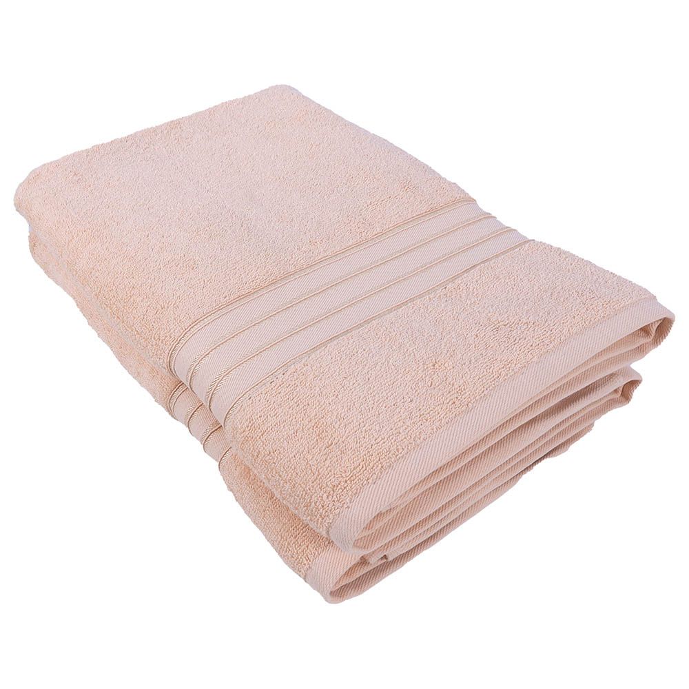 BYFT - Home Trendy Premium Bath Towel - Cream - 70 x 140cm - Pack of 2