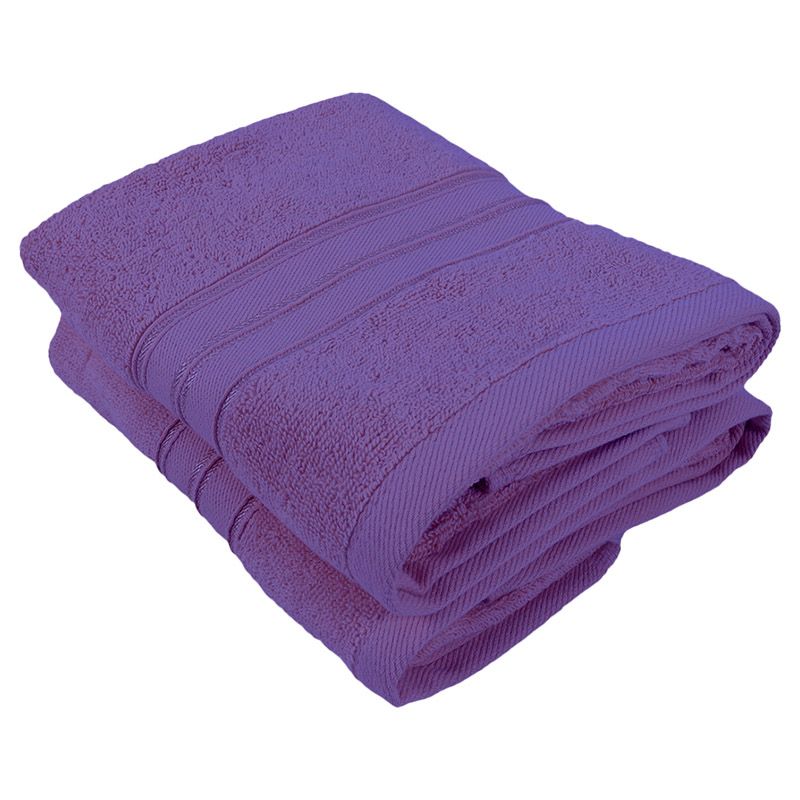 BYFT - Home Trendy Premium Hand Towel - Lavender - 50 x 90cm - Pack of 2