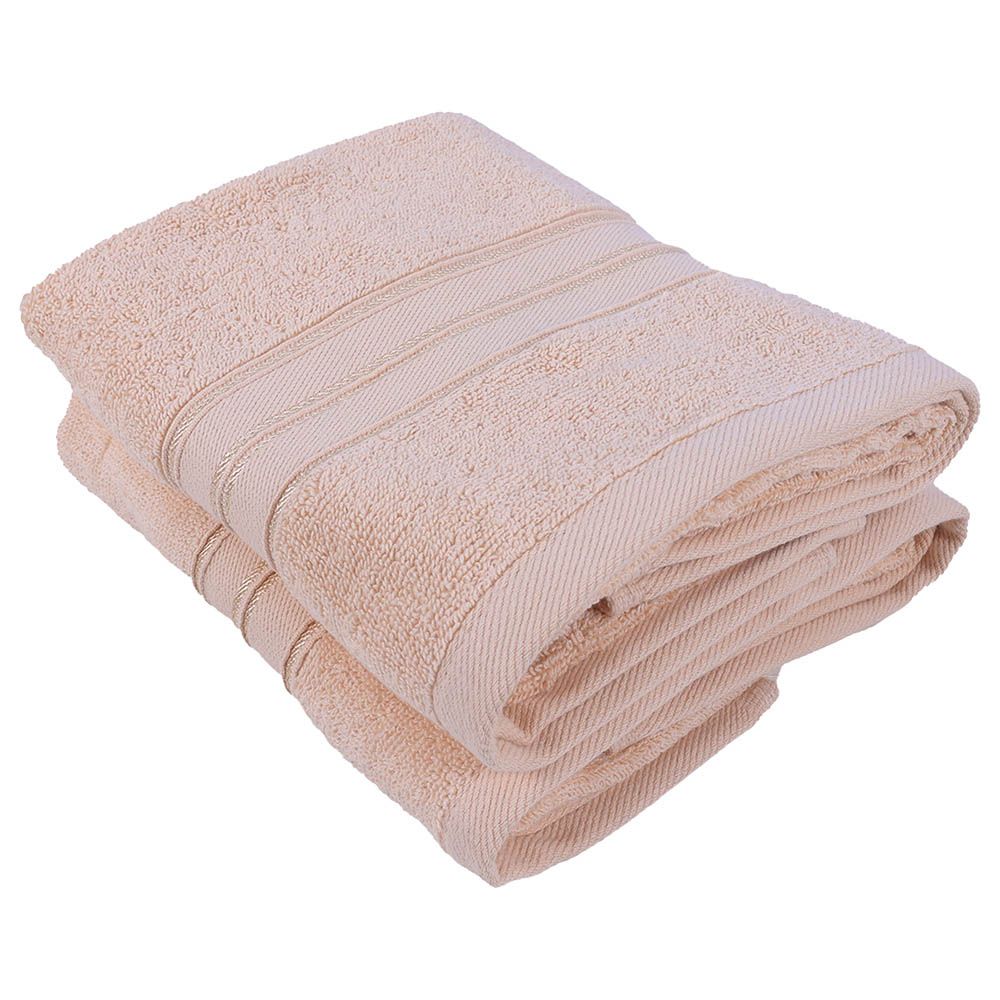 BYFT - Home Trendy Premium Hand Towel - Cream - 50 x 90cm - Pack of 2