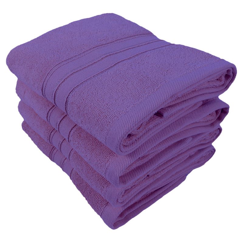 BYFT - Home Trendy Premium Hand Towel - Lavender - 50 x 90cm - Pack of 4