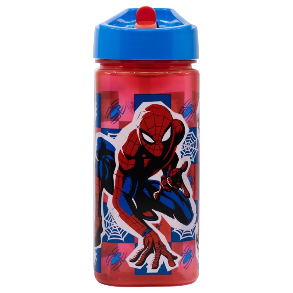 Disney - Marvel Square Water Bottle - Spiderman Arachnid Grid - 510 ml