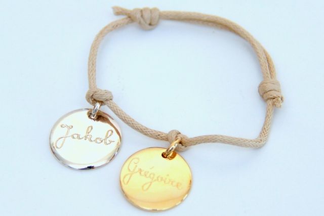 Personalised Round Charm Bracelet