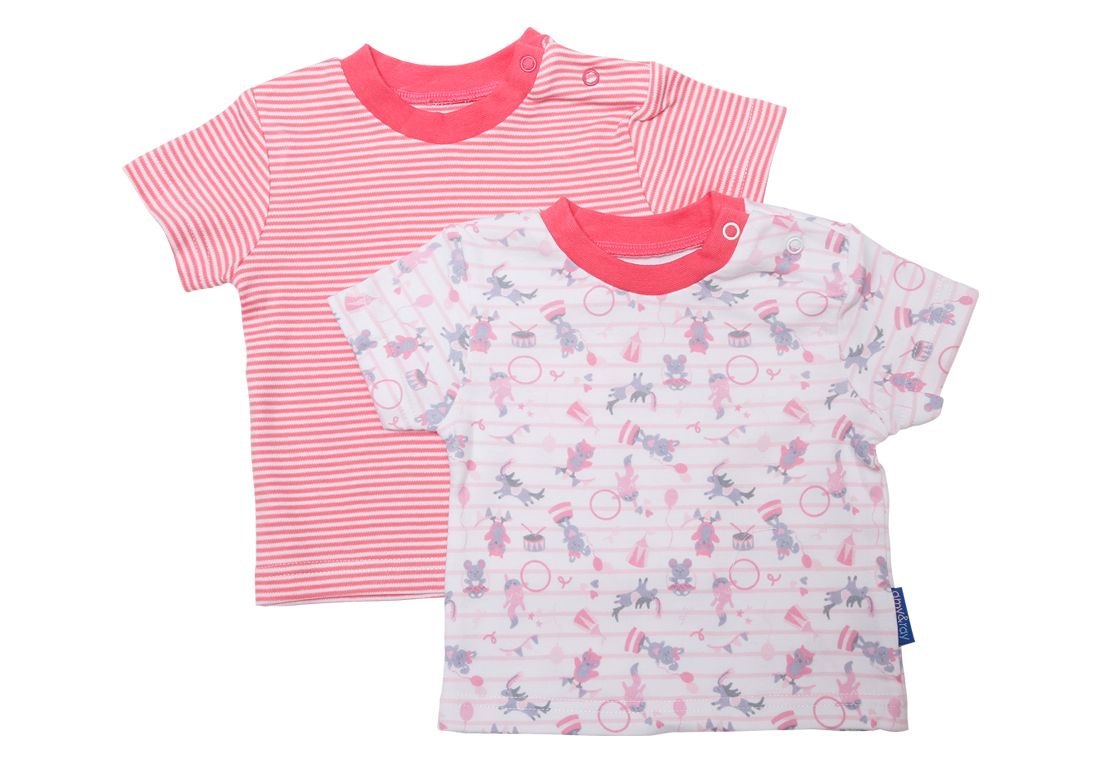 Amy & Ray Girls T-shirt Half Sleeves - 2 Pack  