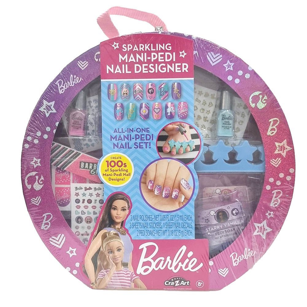 Barbie - Sparkling Mani-Pedi Nail Designer Kit