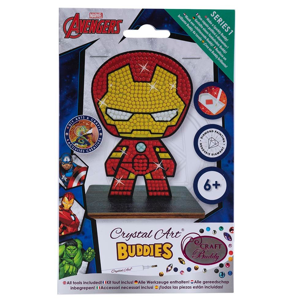 Craft Buddy - Crystal Art Buddy - Ironman - 11 cm