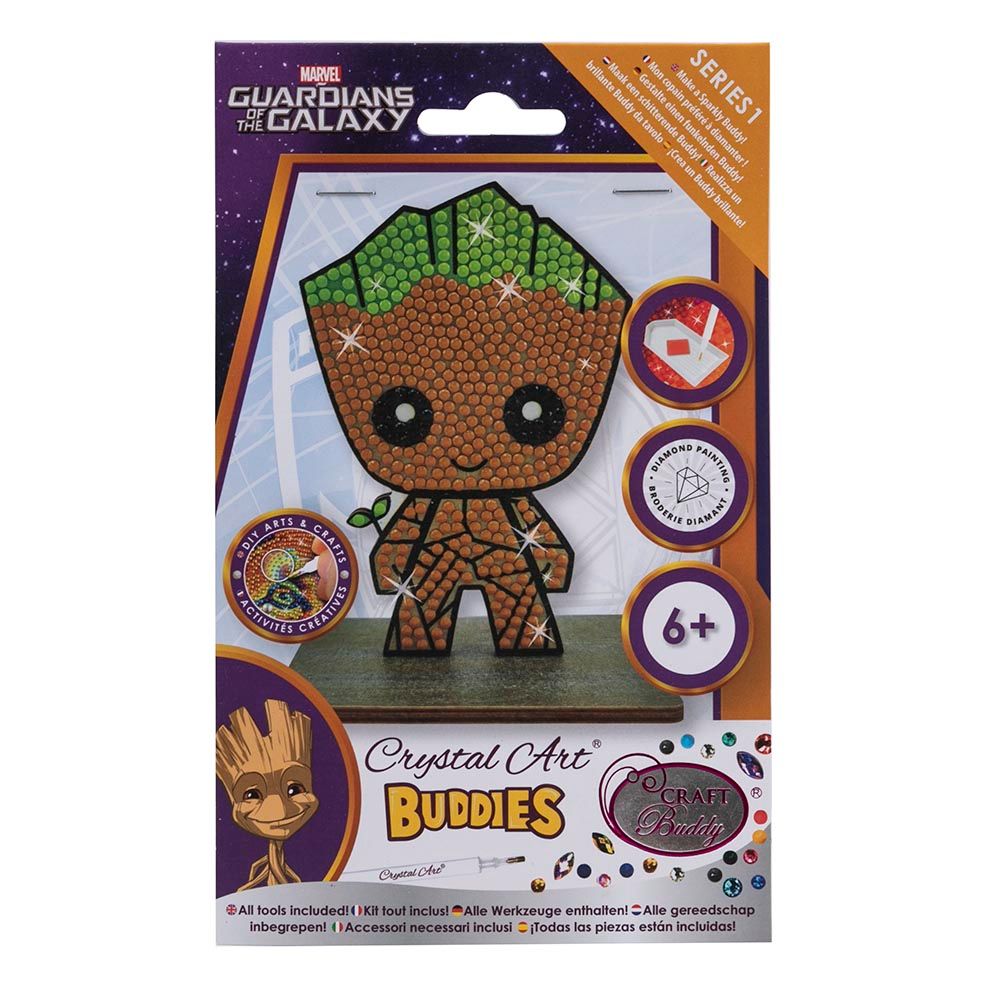 Craft Buddy - Crystal Art Buddy - Groot - 11 cm