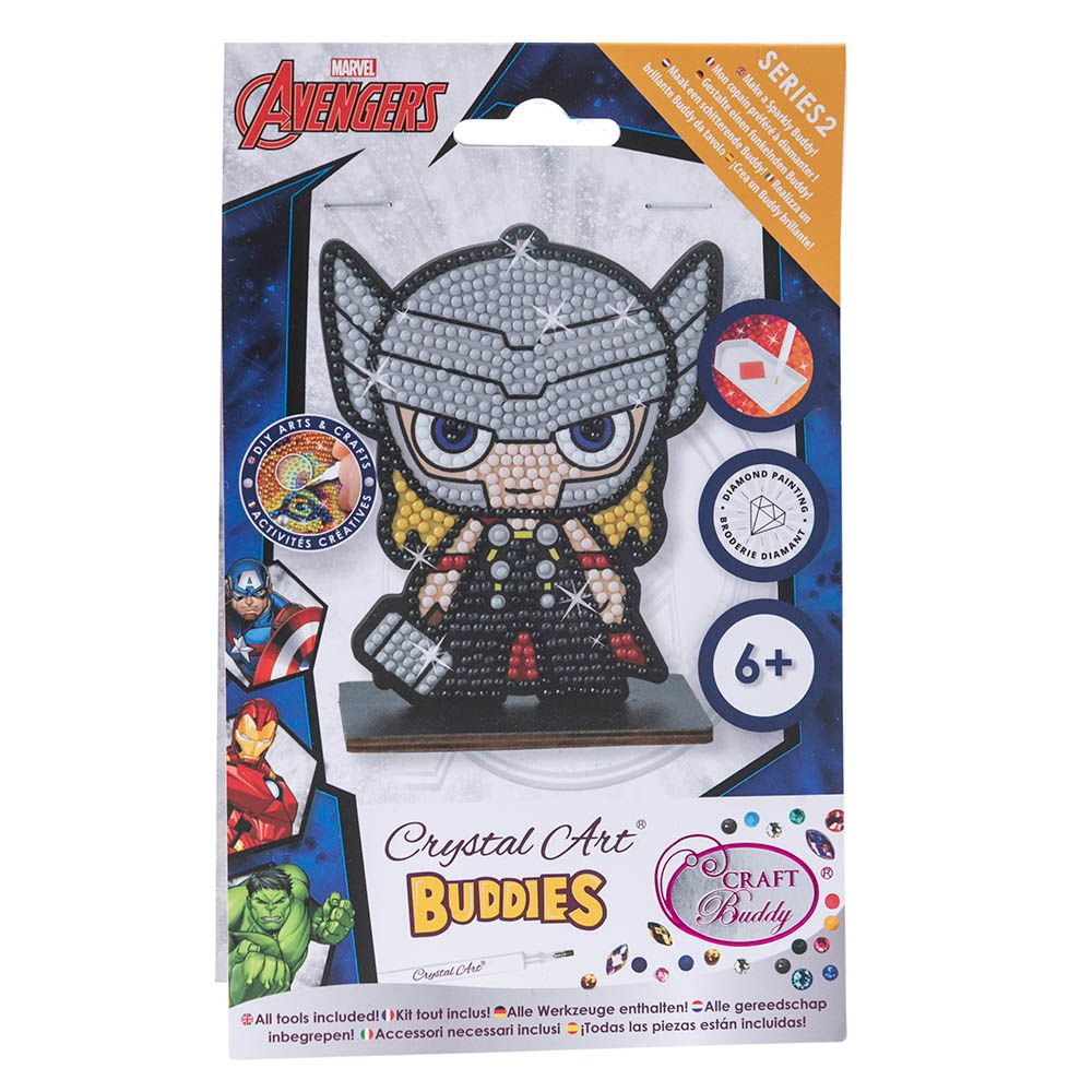 Craft Buddy - Crystal Art Buddy - Thor - 11 cm