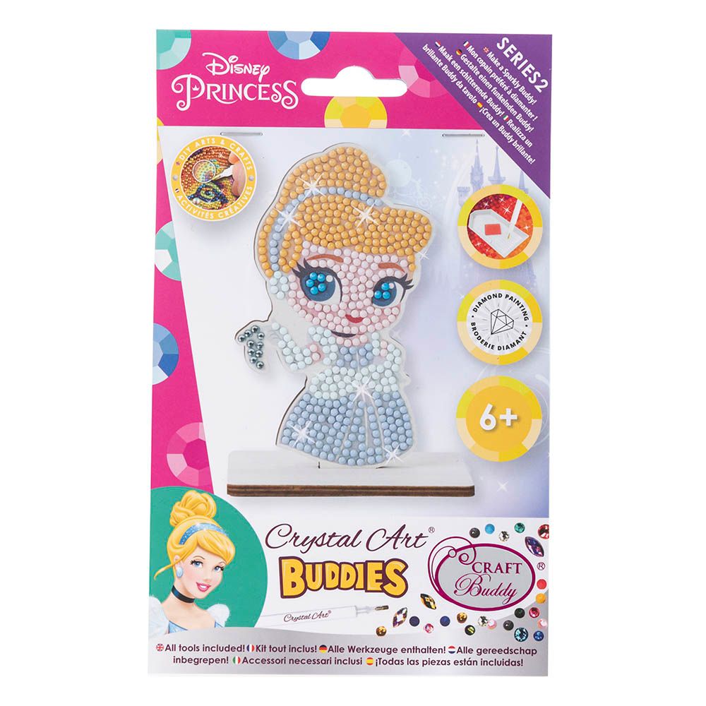 Craft Buddy - Crystal Art Buddy - Cinderella - 11 cm