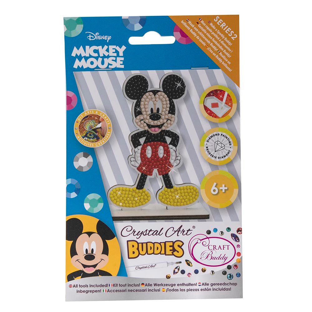 Craft Buddy - Crystal Art Buddy - Mickey - 11 cm