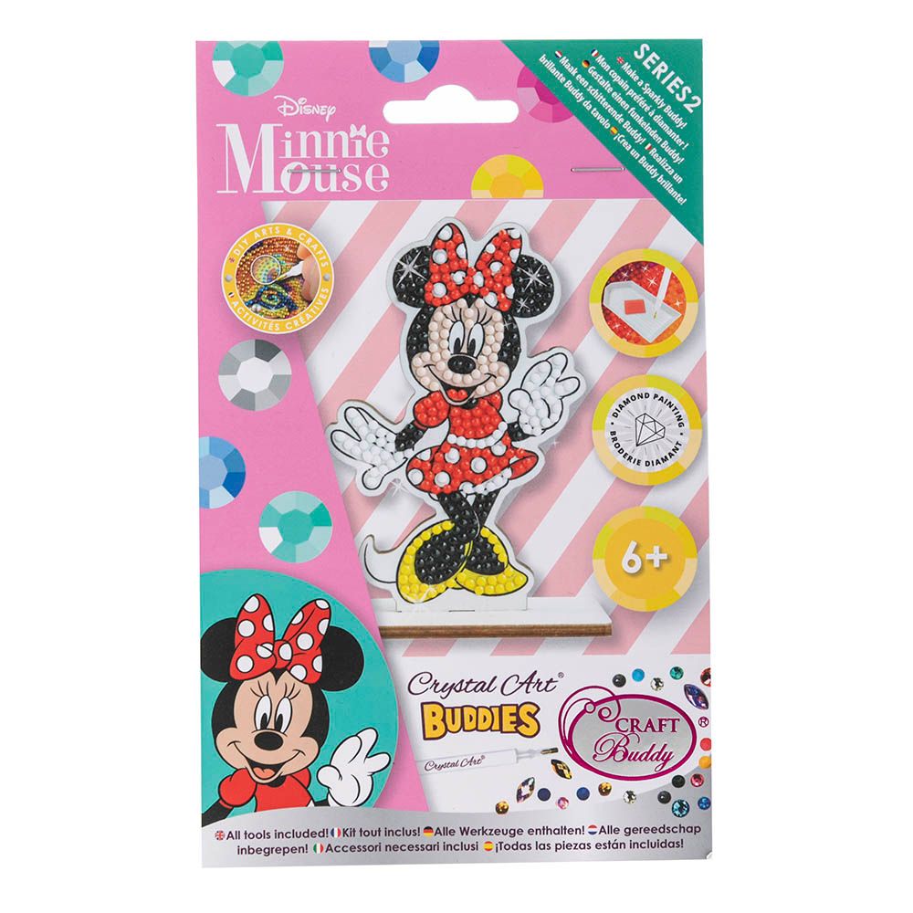 Craft Buddy - Crystal Art Buddy - Minnie - 11 cm