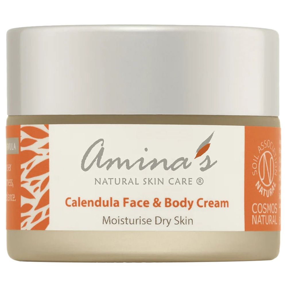 Amina's Natural Skin Care - Organic Calendula Face And Body Cream - 50ml