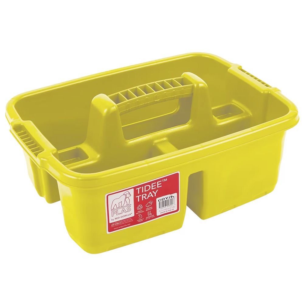 Red Gorilla - Tidee Plastic Tote Tray - Yellow