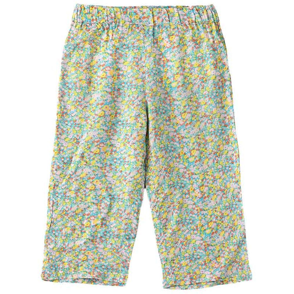 Jelliene - AOP Flower Printed Woven Bottom Pants - Green_2-3Y