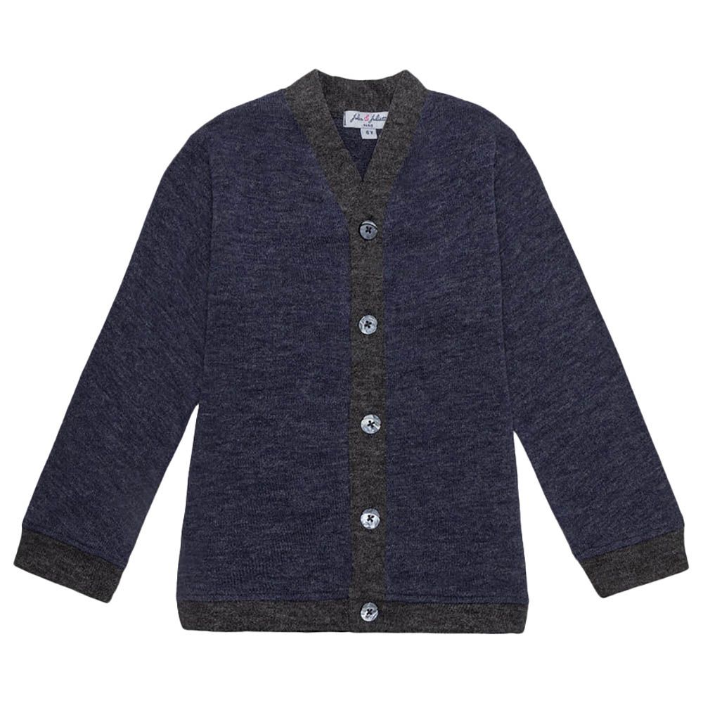 Jules & Juliette - Cleo Baby Cardigan - Navy Blue