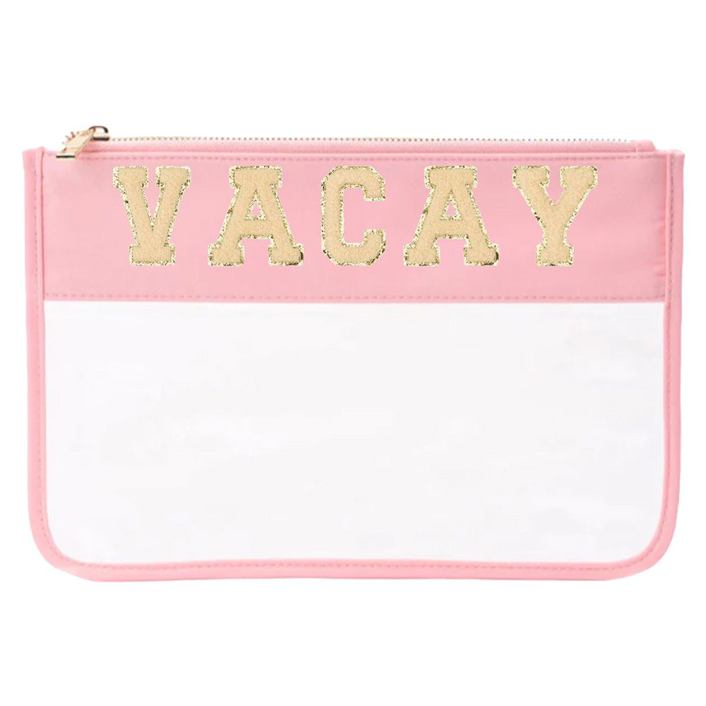 TheHappyTribe - Personalised Travel Pouch - Peachy Pink