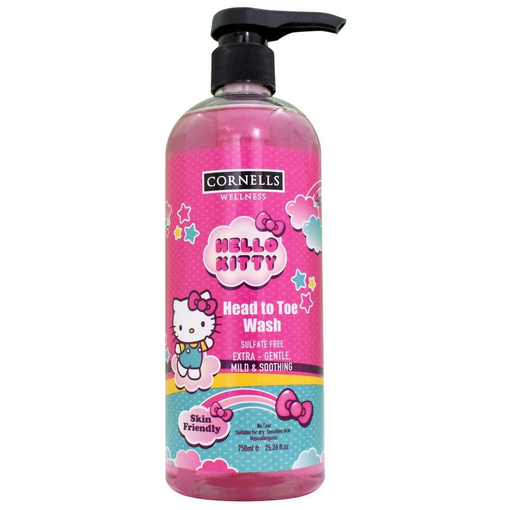 Cornells Wellness - Hello Kitty Head To Toe Wash - 750ml