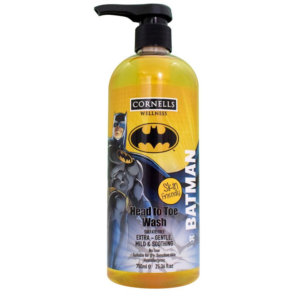 Cornells Wellness - Batman Head To Toe Wash - 750ml