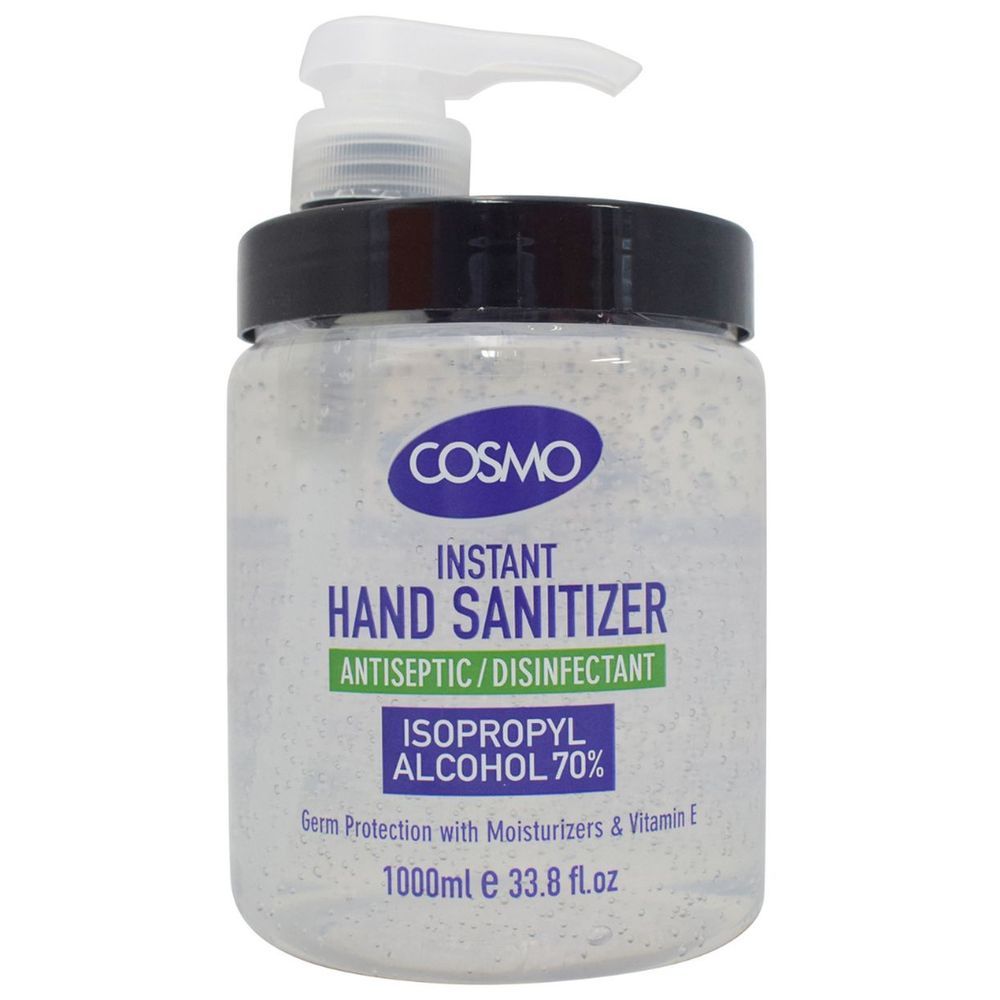 Cosmo - Instant Hand Sanitizer Gel - 1000ml