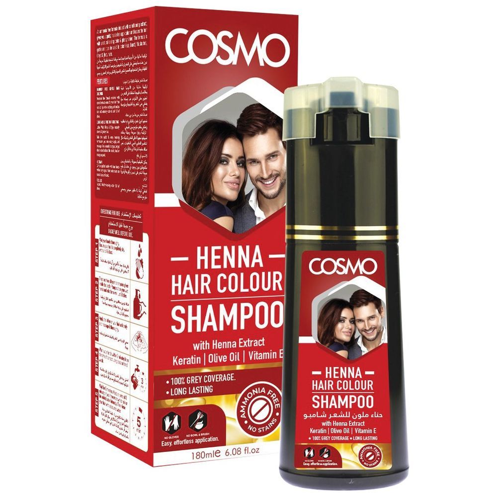 Cosmo - Shampoo Hair Colour - Heena - 180ml