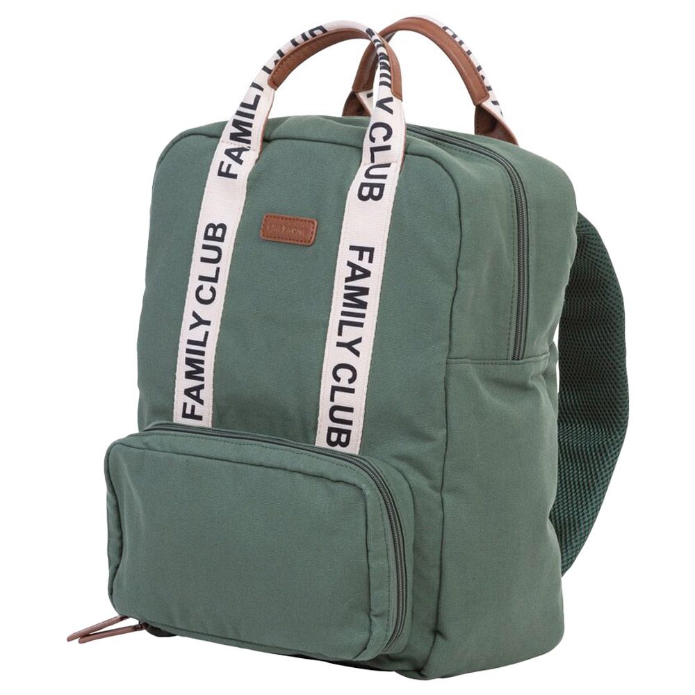 Childhome - Signature Canvas Family Club Backpack - Green