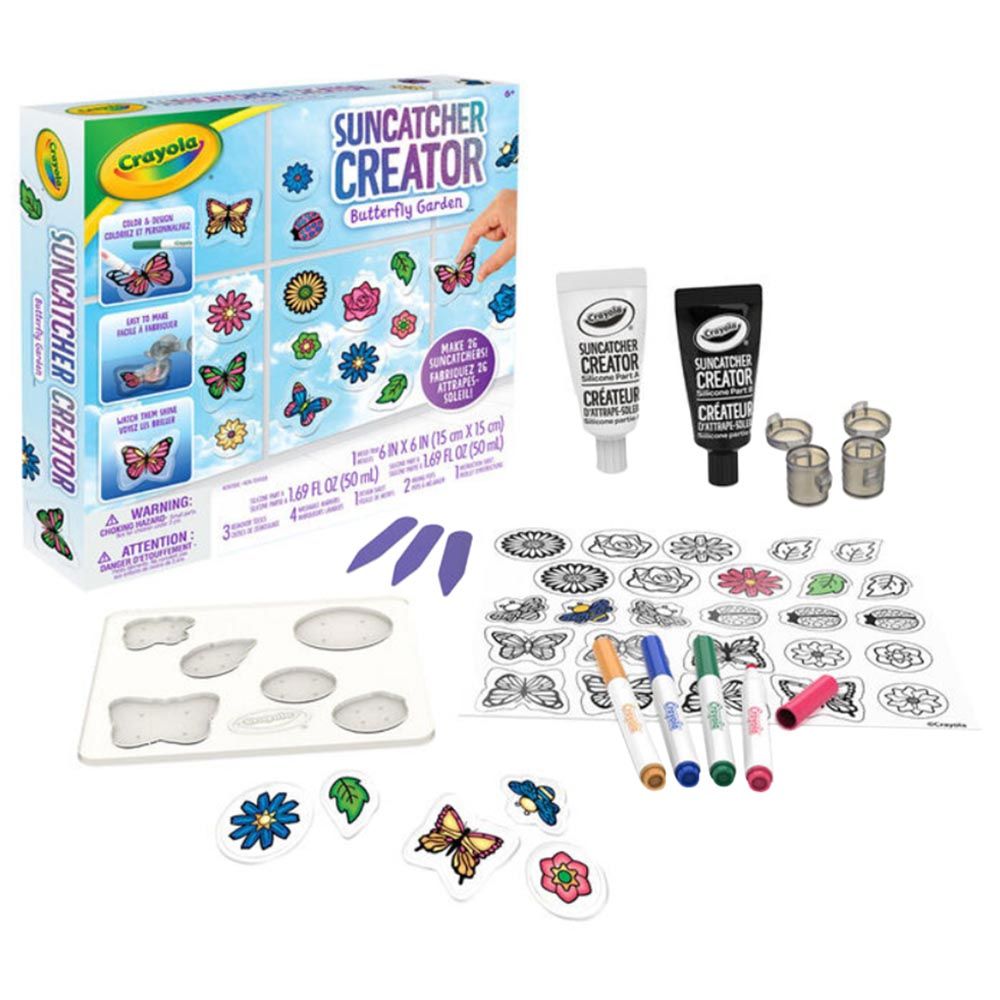 Crayola - Suncatcher Creator Butterfly Garden Kit