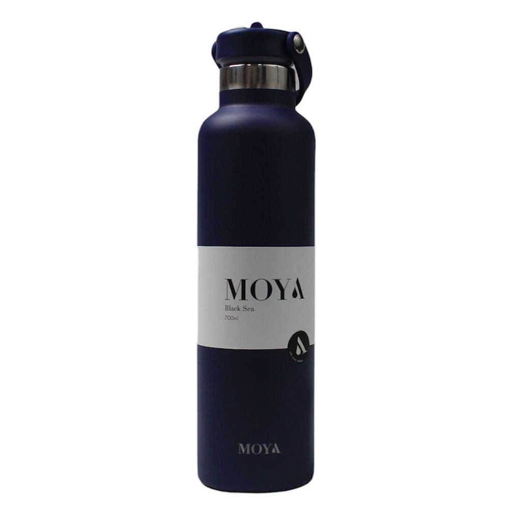 Moya - Black Sea Insulated Water Bottle - Navy - 700 ml