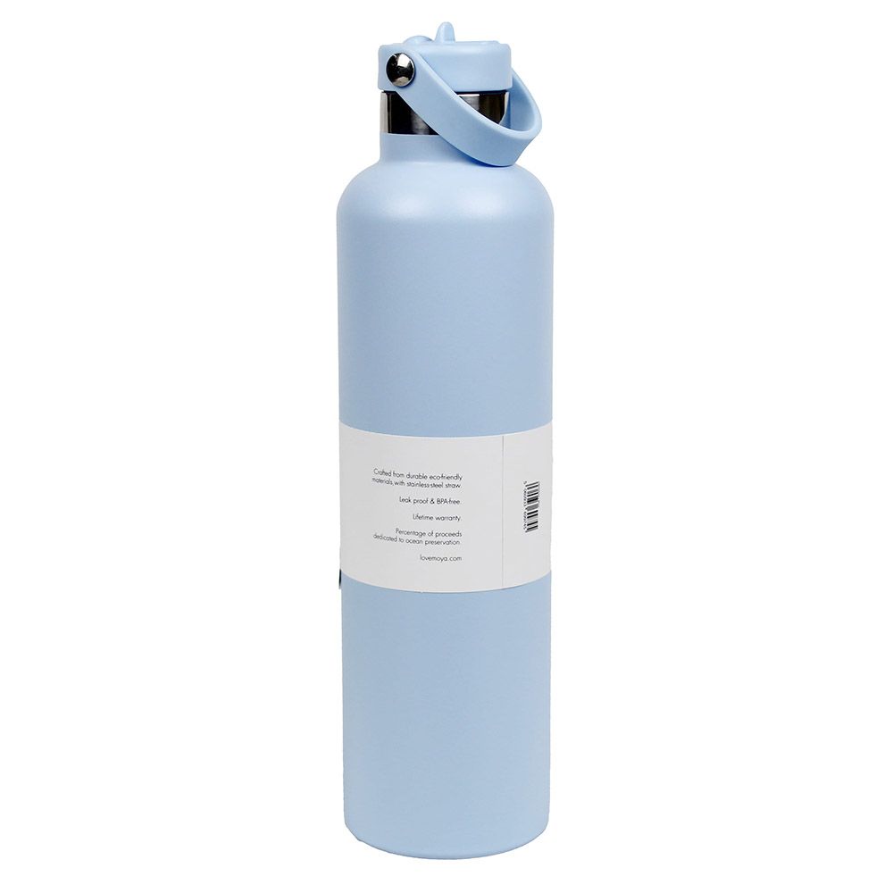 Moya - Coral Reef Insulated Water Bottle - Powder Blue - 1 L