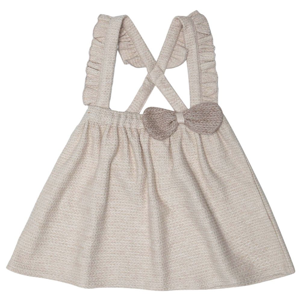 Jules & Juliette - Dila Baby Salopette Dress - Beige